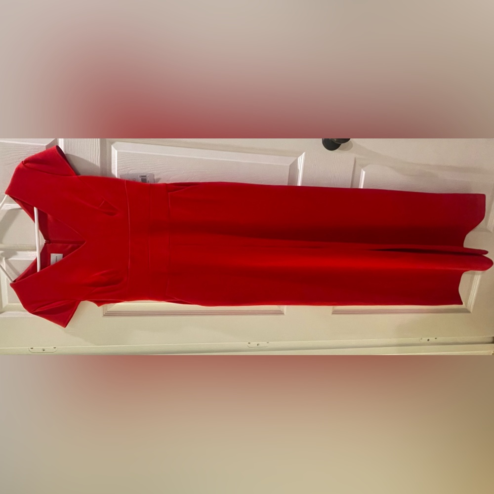 Donna Morgan Red Jump Suit size 6